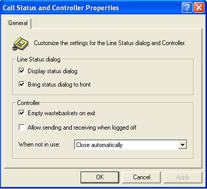 winfax pro send dialog is currently in use